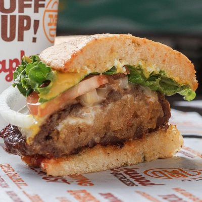 Stuffed Shrimp Burger