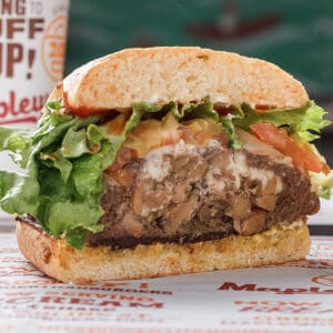 Maplewood-Burgers-Swiss-and-Mushroom-Stuffed-Burger